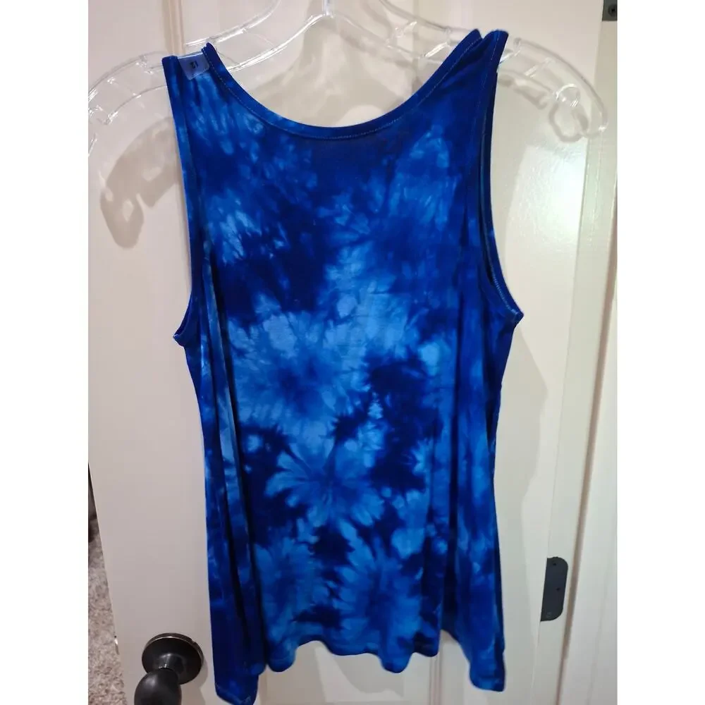 Justice Glitter Tie Dye Tank SZ. 12